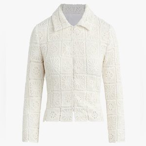 Favorite Daughter Medium White The Crochet Dream Top Jacket